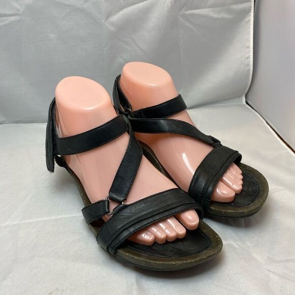 Teva leather wedge sandal US 10 - Picture 1 of 8